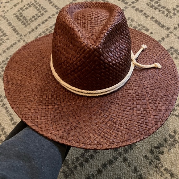 Brown Woven Women's Hat - Picture 3 of 3